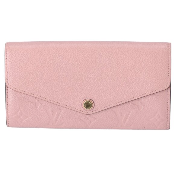 Louis Vuitton Sarah Monogram Empreinte Long Wallet M64082 Rose Poudre Pink - Picture 1 of 9